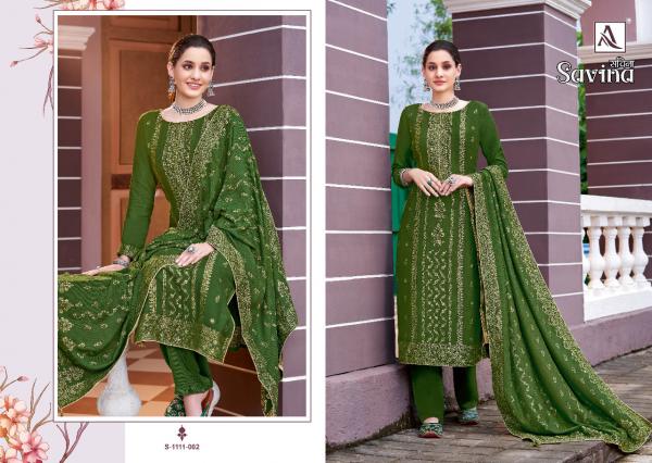 Alok Savina Festive Wear Designer Wear Dress Material Collection